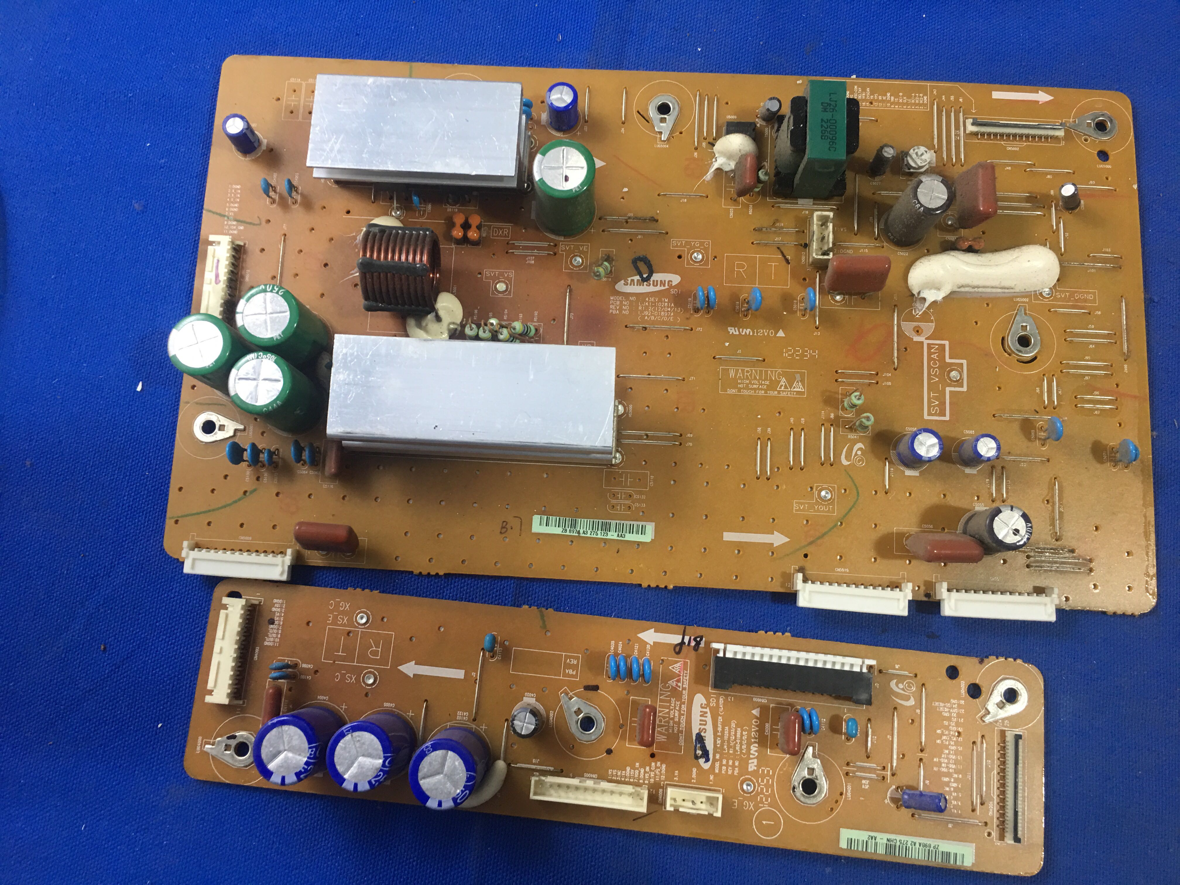 原装 PS43E400U1R Y板+X板 套装 LJ41-10281A/10283A LJ92-01897A