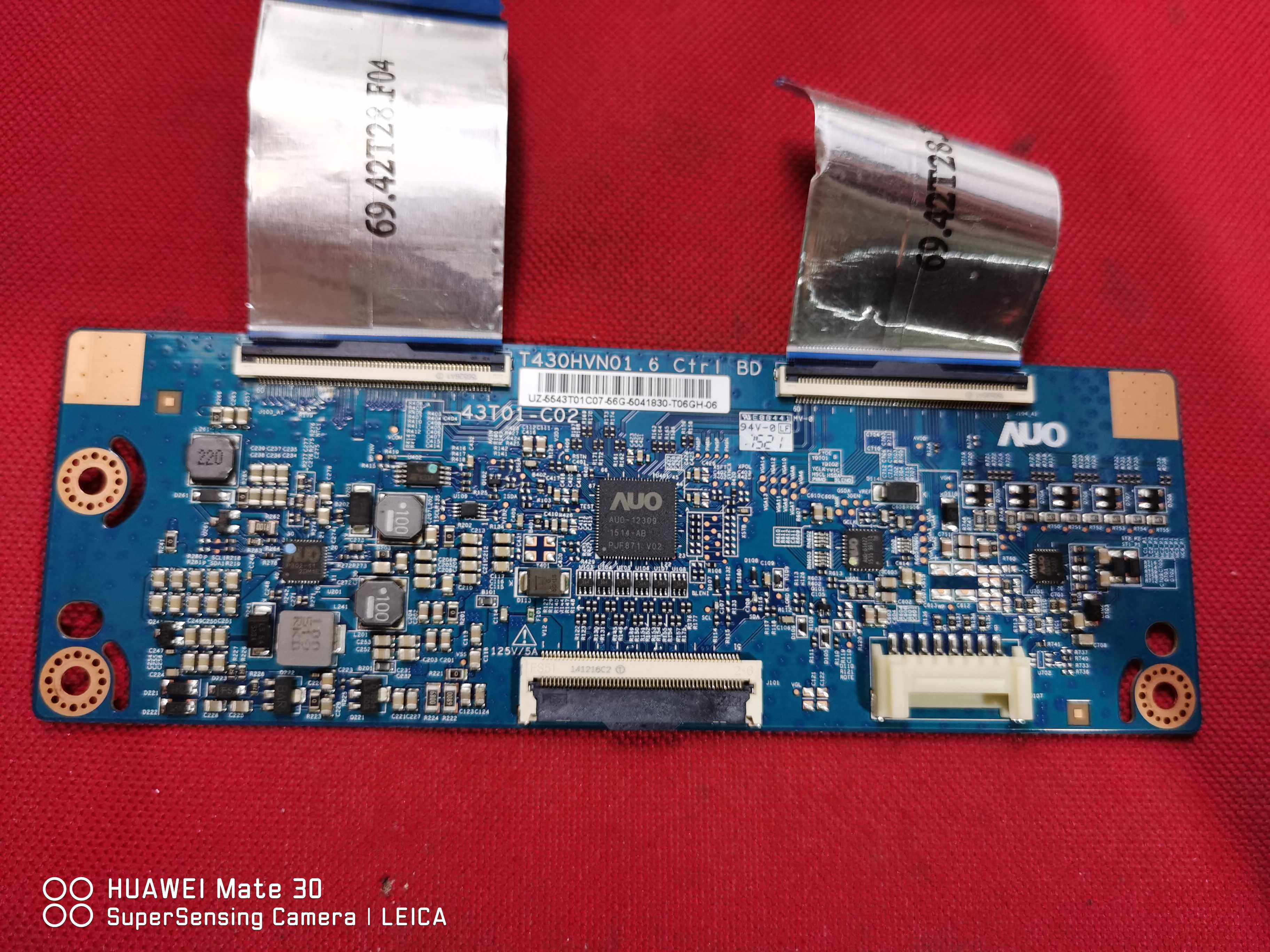 原装 三星 UA43J51SWAJXXZ 逻辑板 T430HVN01.6 43T01-C02带排线