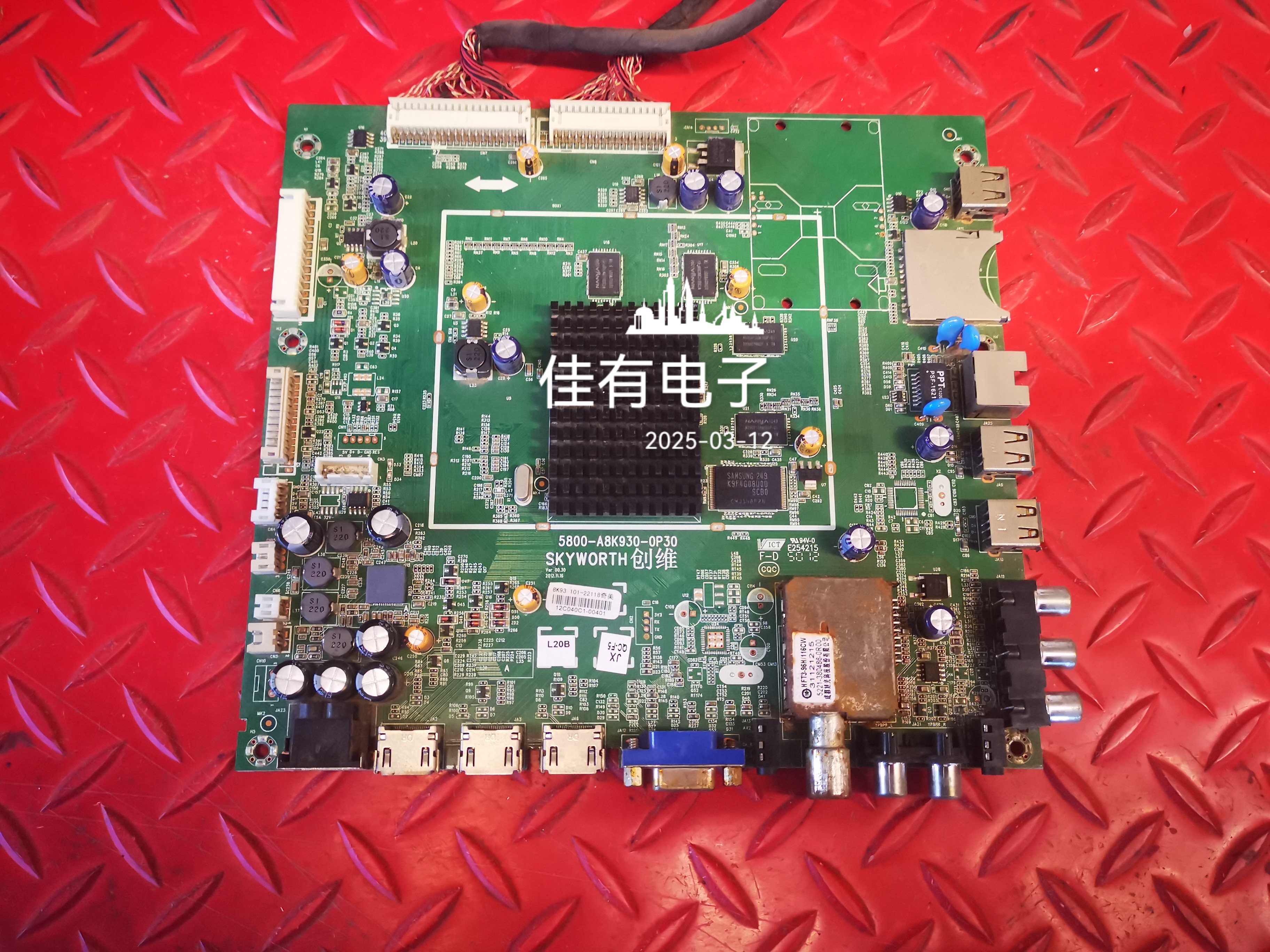 创维 65E810U 电视主板5800-A8K930-0P30屏V650DK1-LS1
