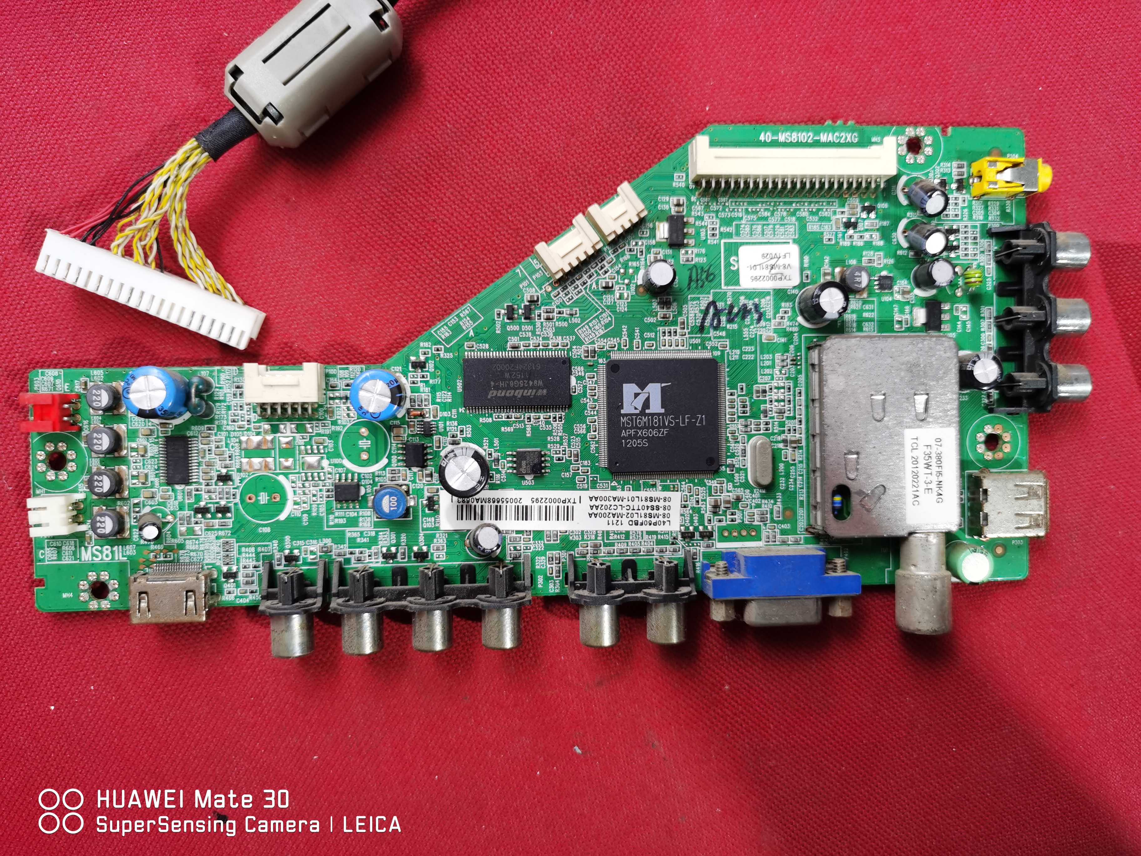 原装TCL L40P60FBD主板40-MS8102-MAC2XG 屏LVF400SSTT C3送屏线