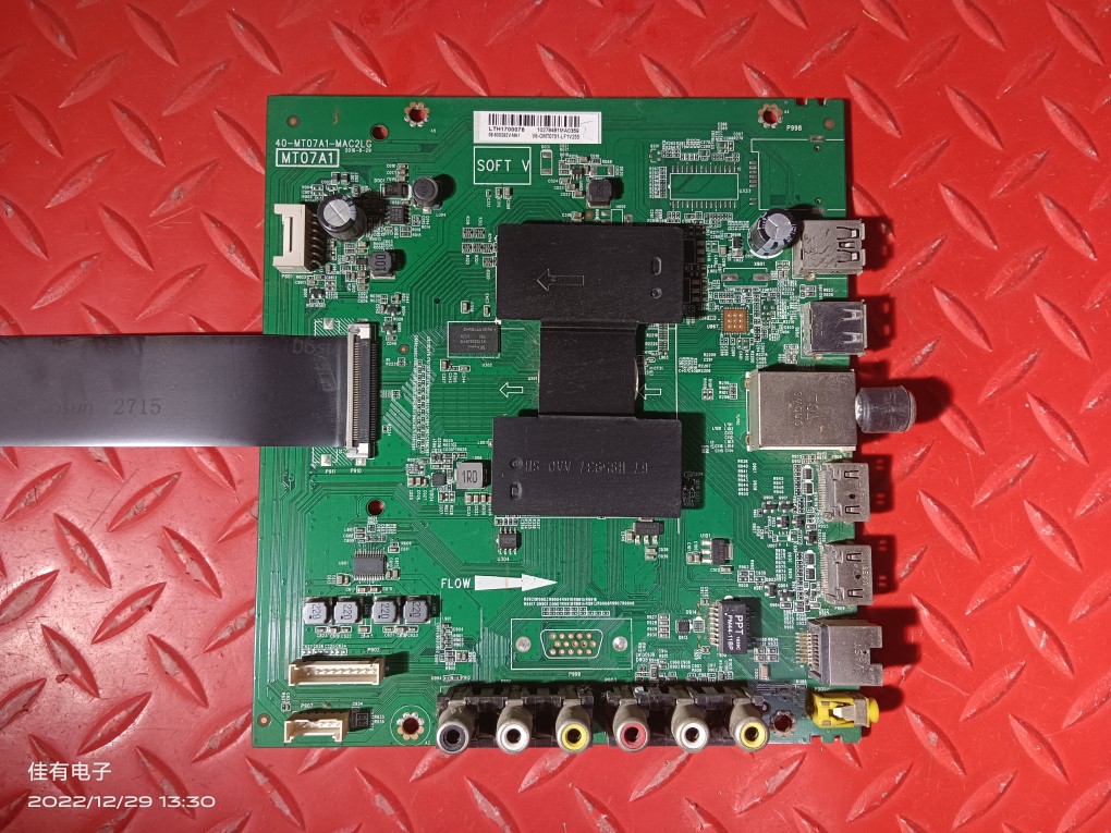 TCL L49P1A-F主板 40-MT07A1-MAC2LG 配屏LVF490CSOT E18