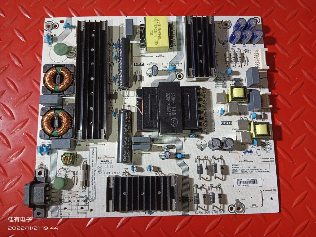 原装海信 75E3F 75V1F-S电源板RSAG7.820.9701 HLL-5865WL电路板