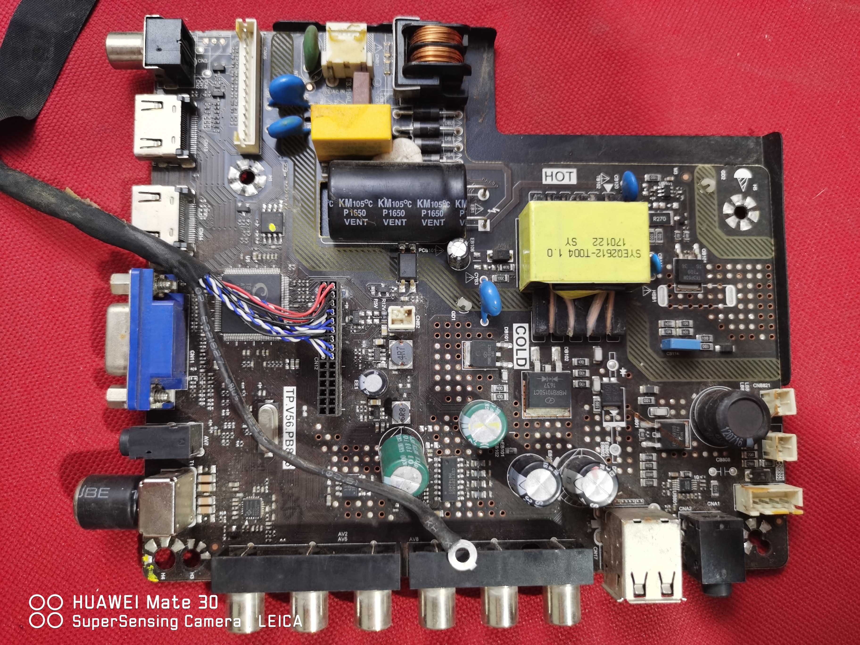 组装机32D08主板TP. V56.PB816配屏LC320DXY(SK)(A5)