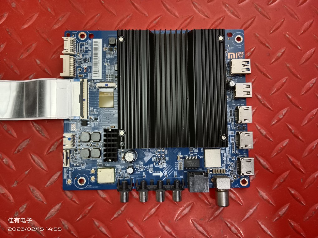 小米 L55M7-ES 主板 DKTV-B015-9638-AD-20210406屏L55M7-ES-CS0T