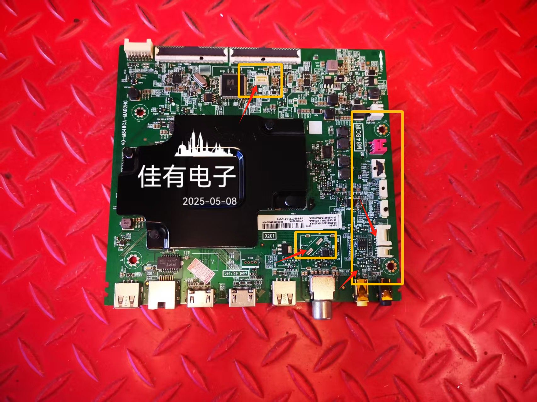 对插口 TCL 55C66主板40-M848CA-MAB2HG屏LVU550NEBL CD9W28