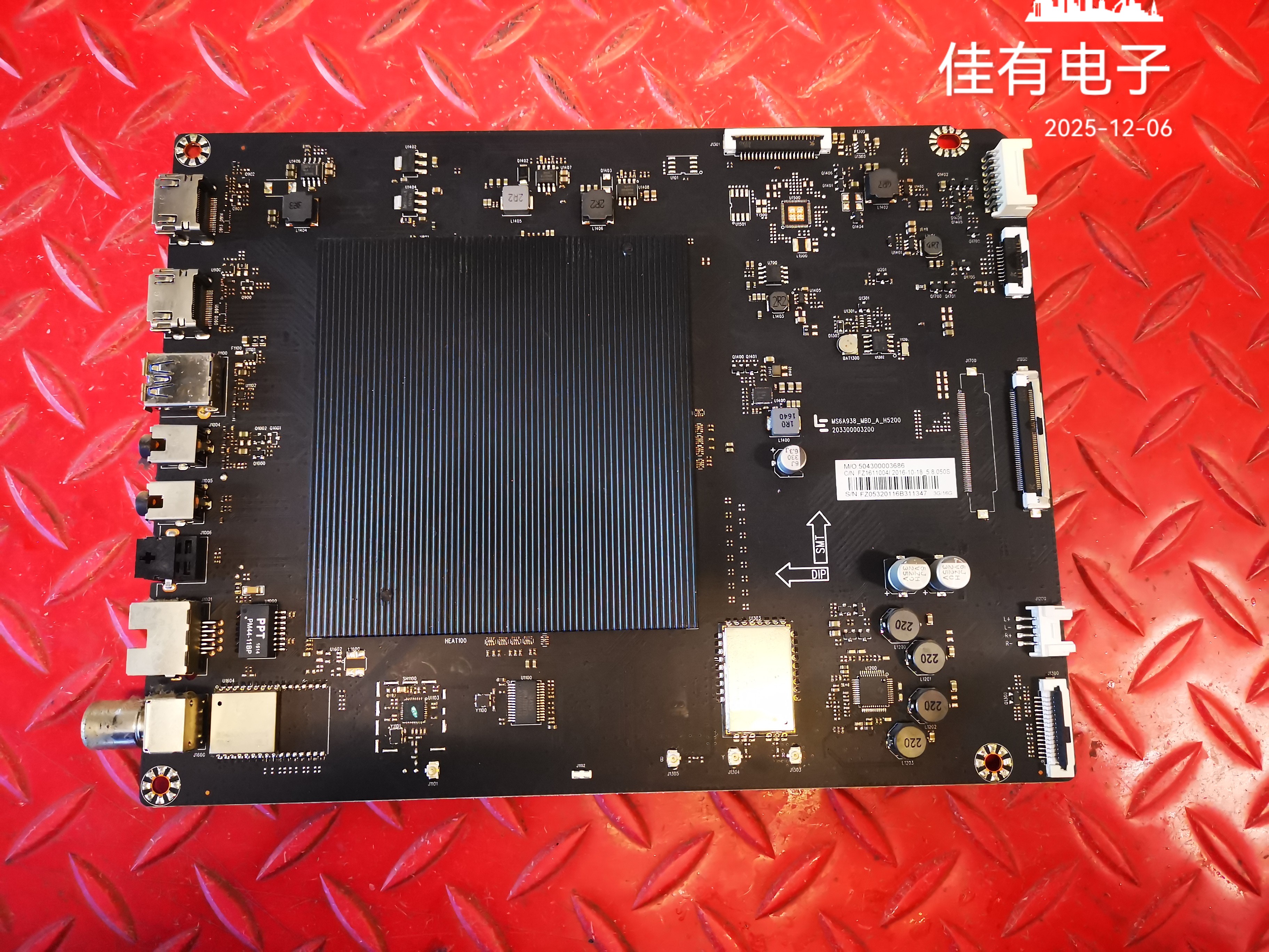 乐视L504FCNN主板MS6A938 203300003200屏TPT500J1-DUJSGE.G