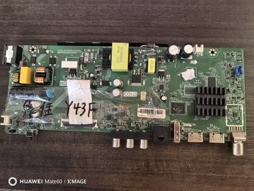 康佳Y43F液晶三合一主板P75-352TV8.7纸码34000031IC     5283YT