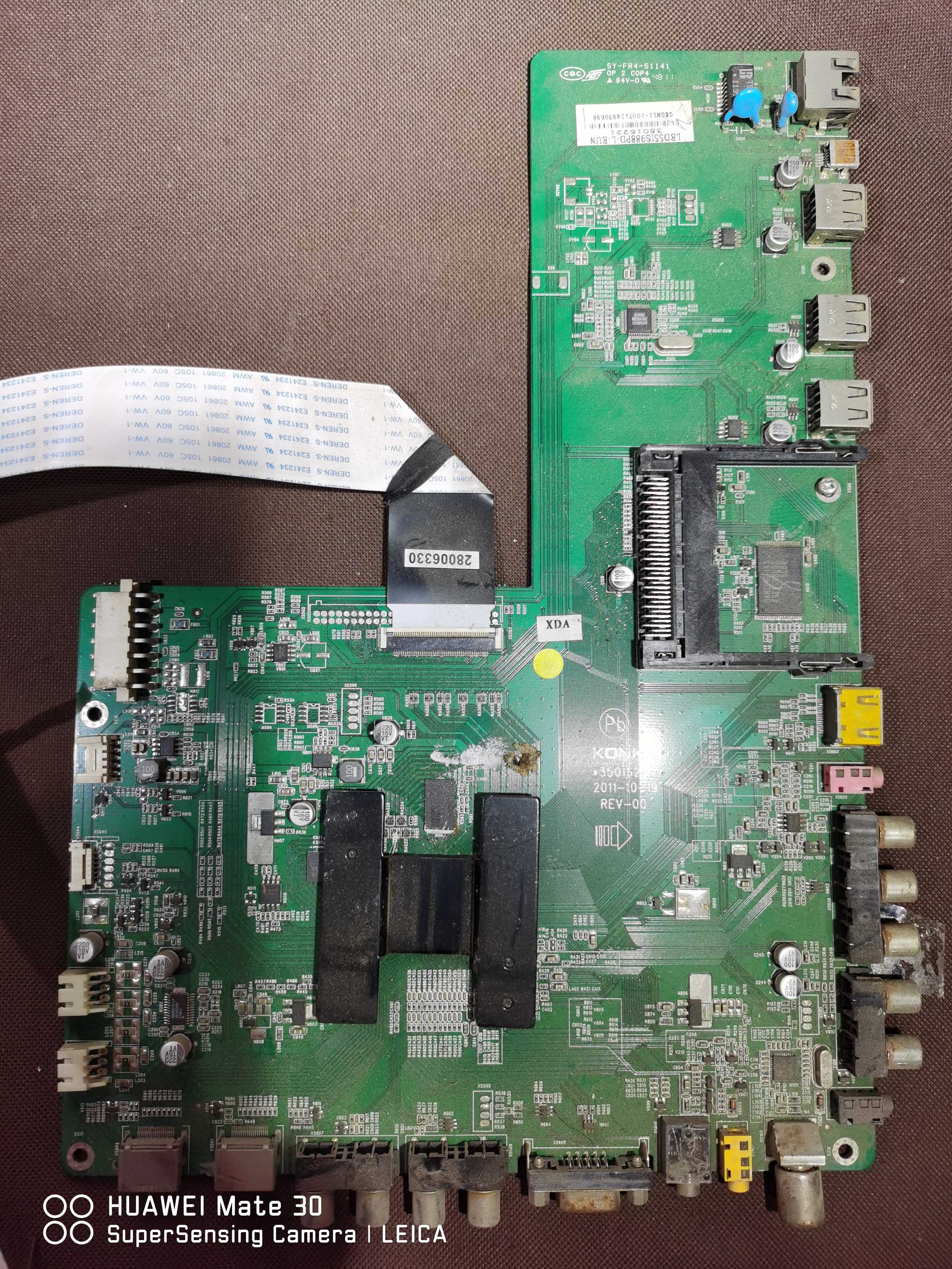 现货测好 原装康佳LED55IS988PD主板 35016221 屏LC550EUN(SDF1)