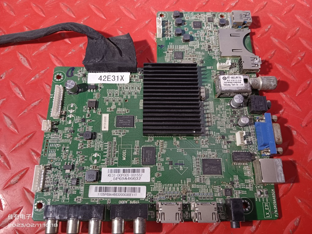测试好 原装联想39A11Y液晶电视驱动主板5R29A465GM配屏K390WD6