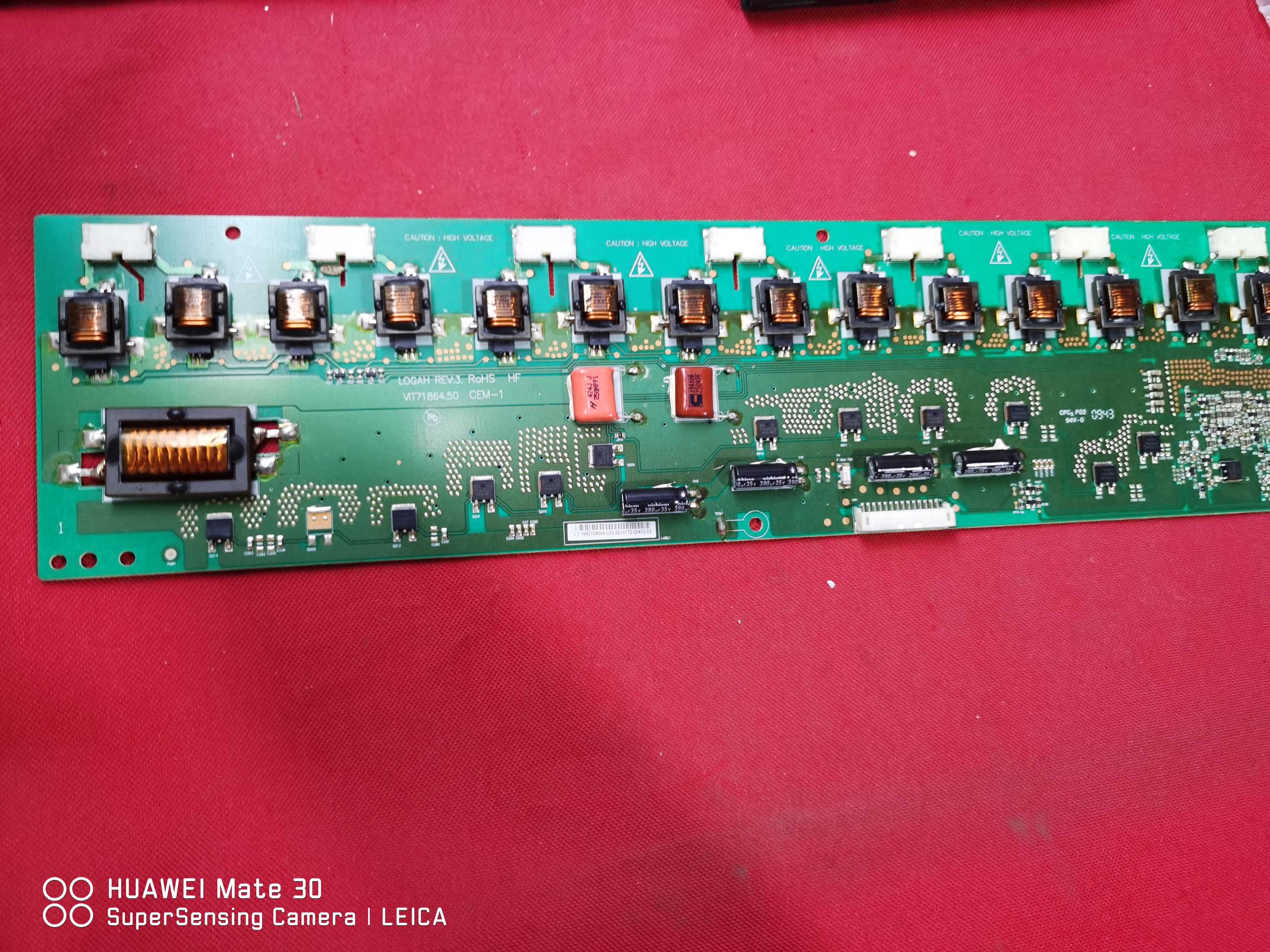 原装海尔L42R3液晶电视背光板高压板 VIT71864.50 CEM-1