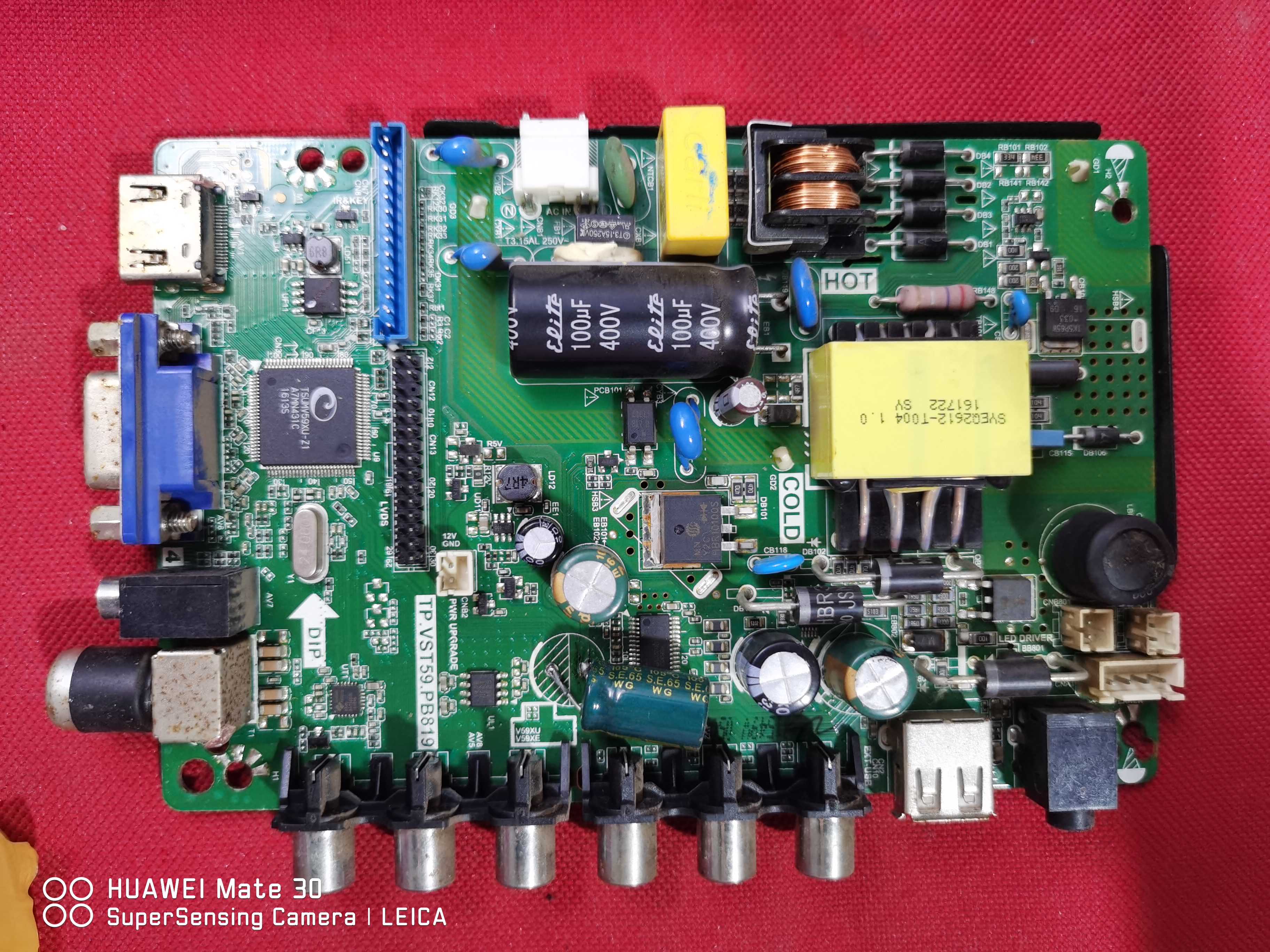 原装慧联3237 32寸液晶主板 TP.VST59.PB819配京东方HV320FHB-N00