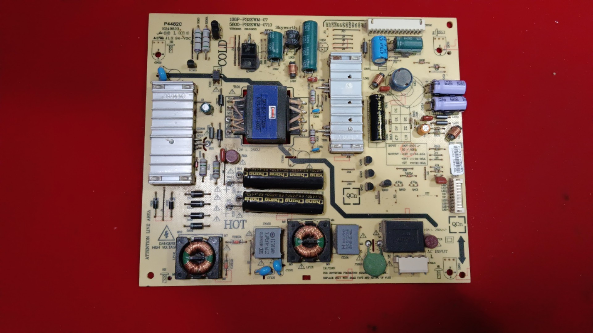 创维32E500E电源板5800-P32EWM-0710 168P-P32EWM-07