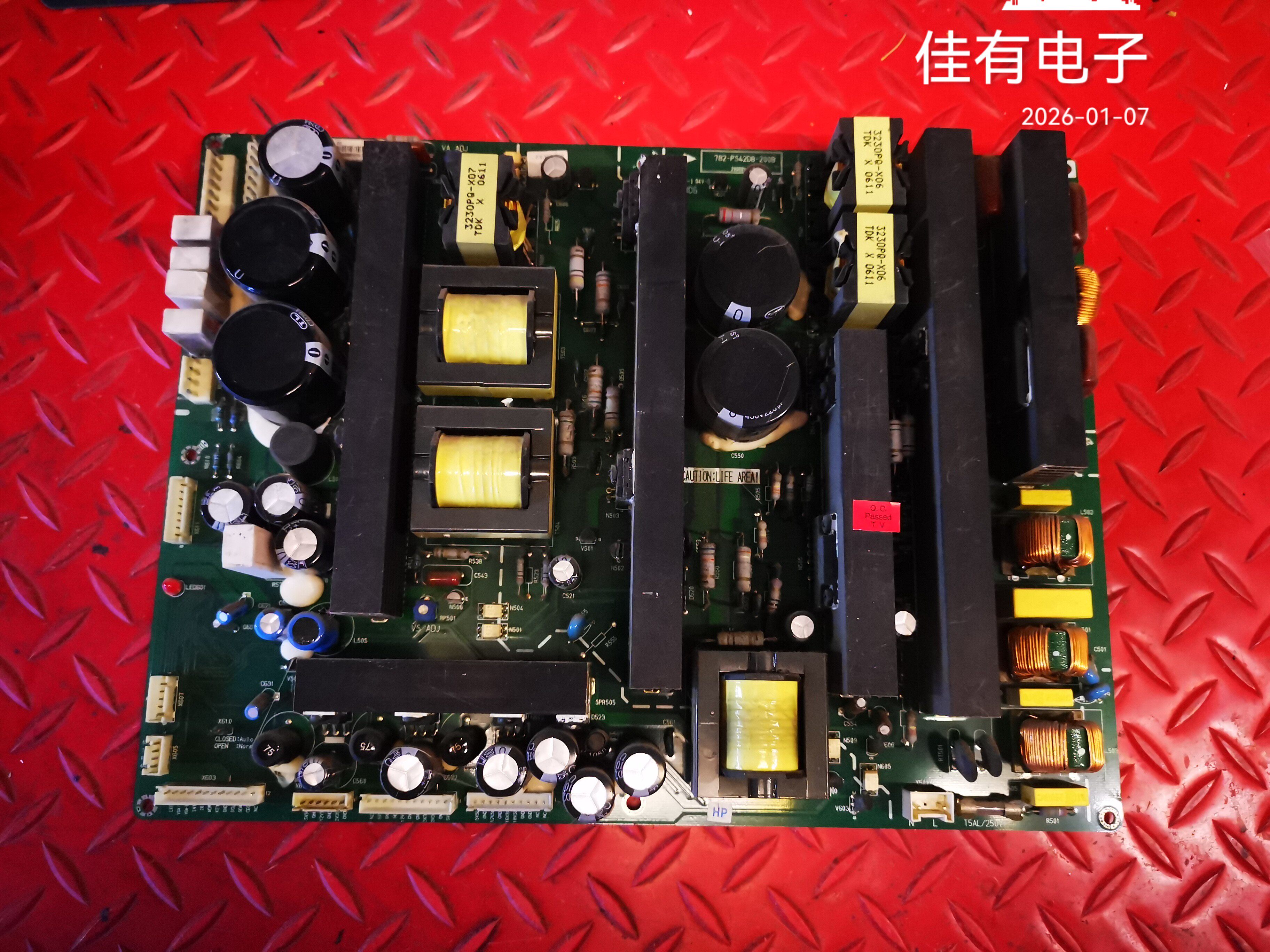 厦华PS-42K8 等离子电源板782-PS42D8-200B