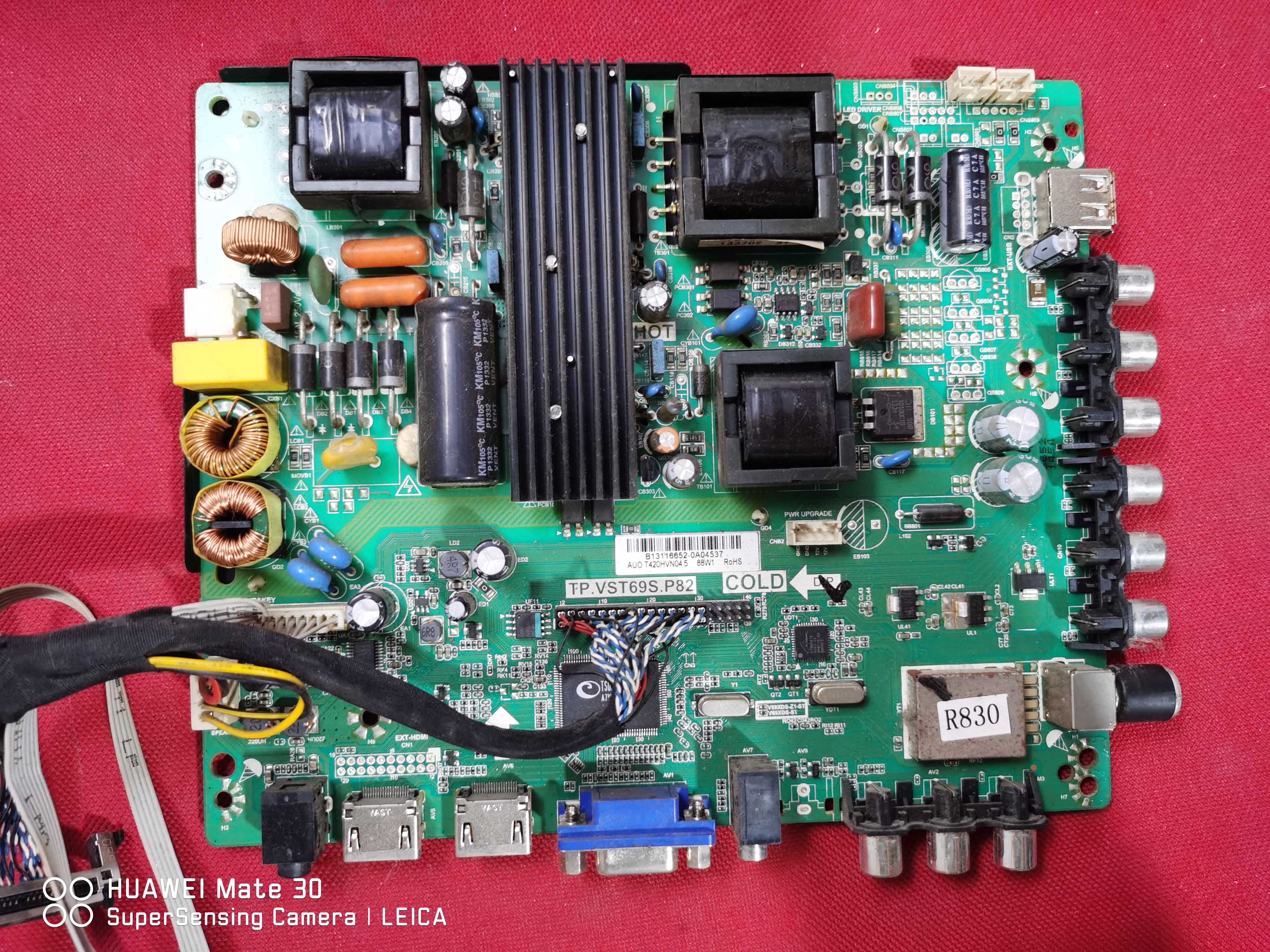 HKC惠科 F42DA3100 主板TP.VST69S.P82配屏 T420HVN04.5送屏线