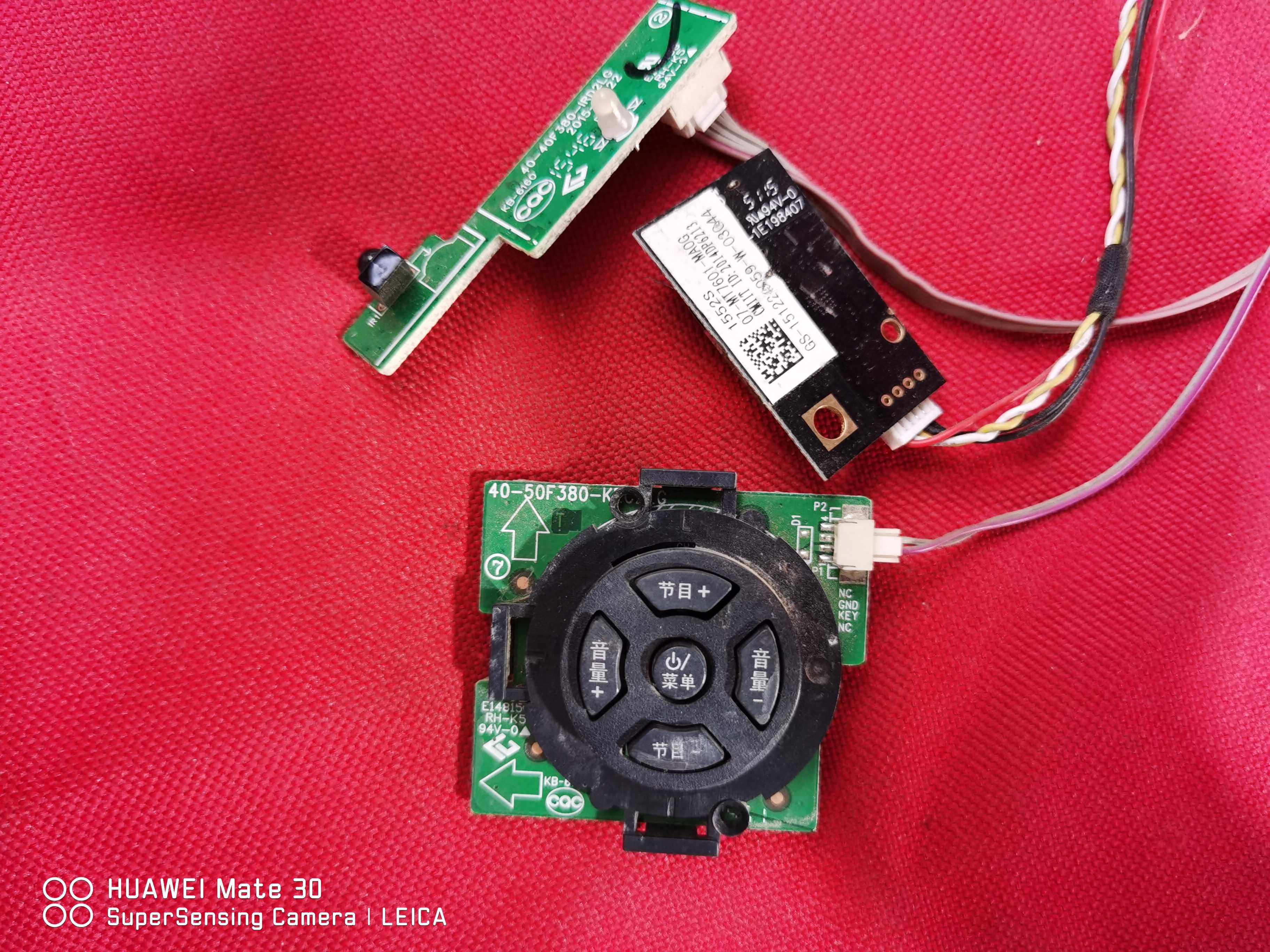 原装TCL D55A810/D55A9C遥控接收板40-40F380-IRD2LG按键一套