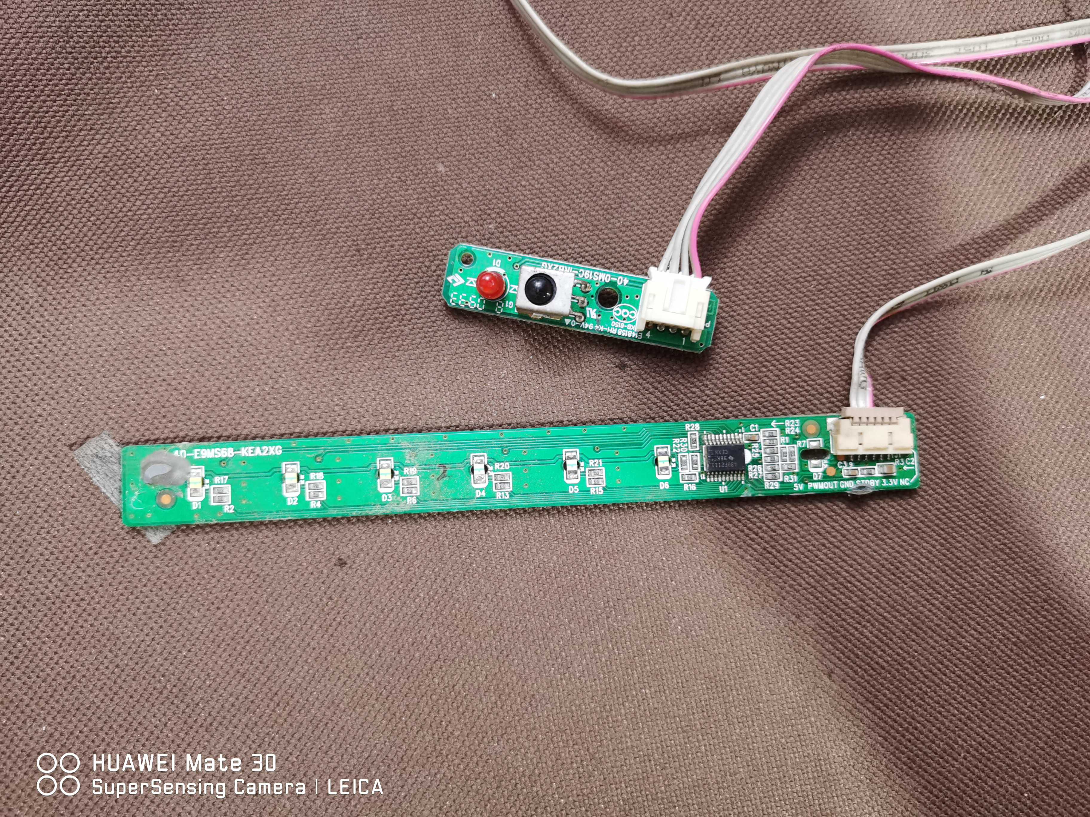 TCL L40E9F 液晶电视 遥控开关 线路板 40-0MS19C-IRB2XG