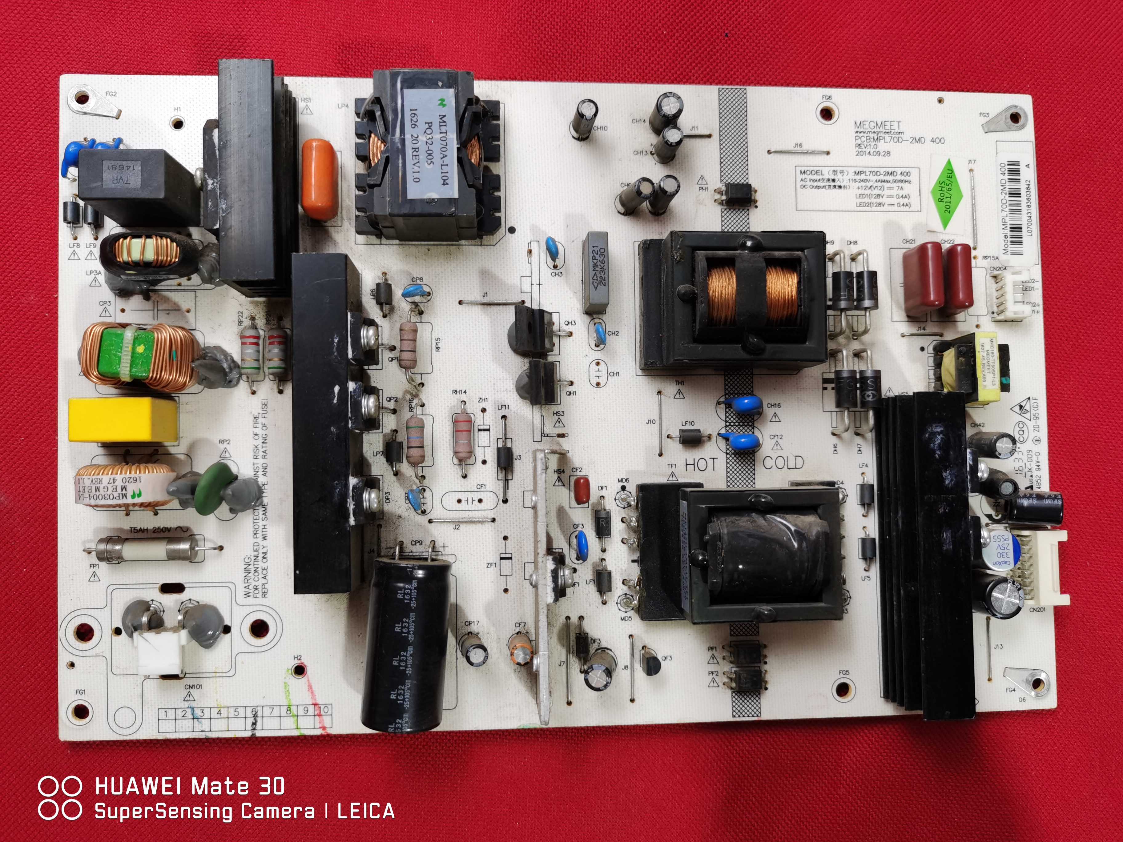 原装 长虹55A1U 电源板MPL700-2MD 400 白岔口