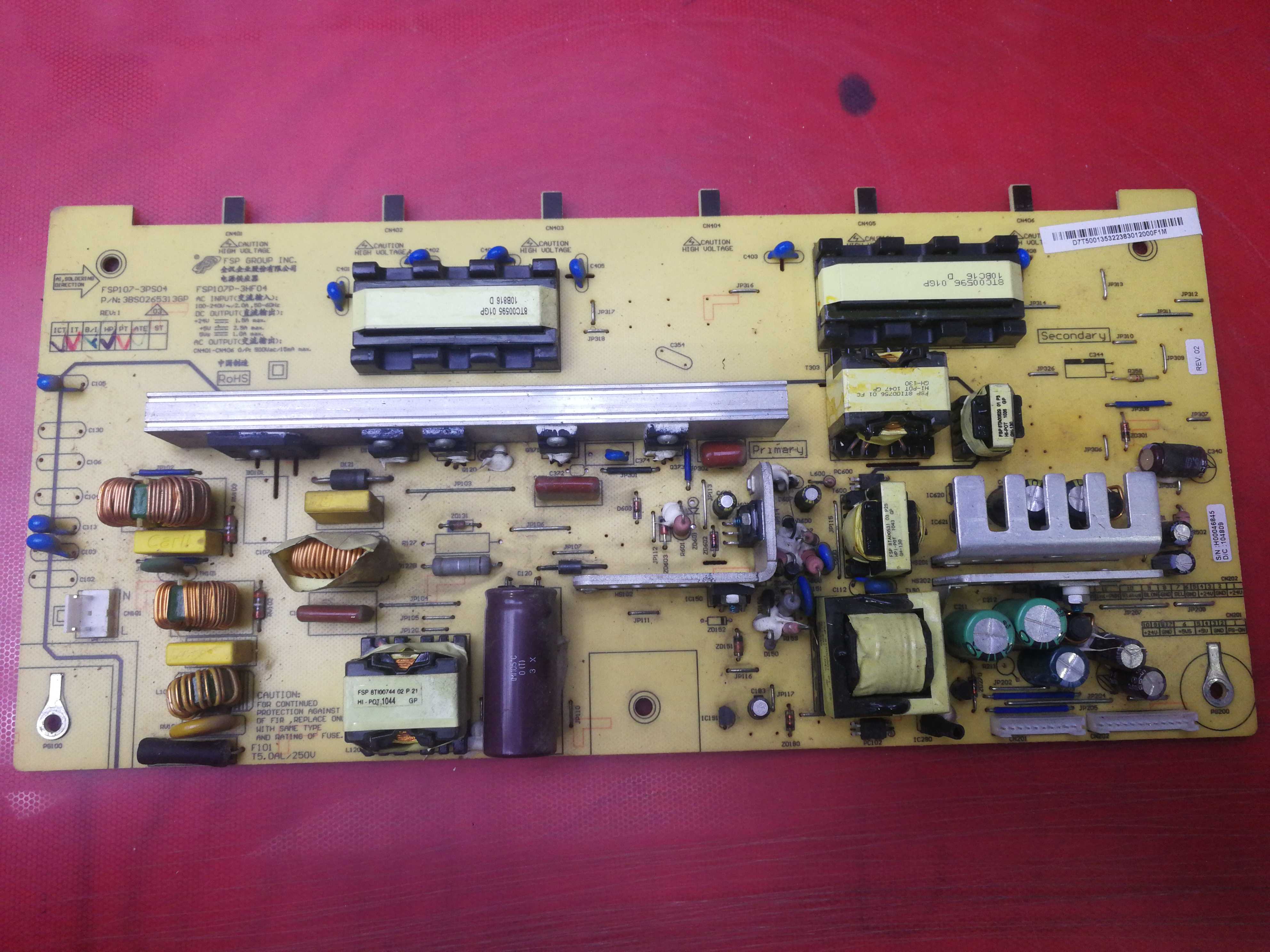 测试好 原装长虹LT26630X液晶电源板 FSP107-3PS04 FSP107P-3HF04