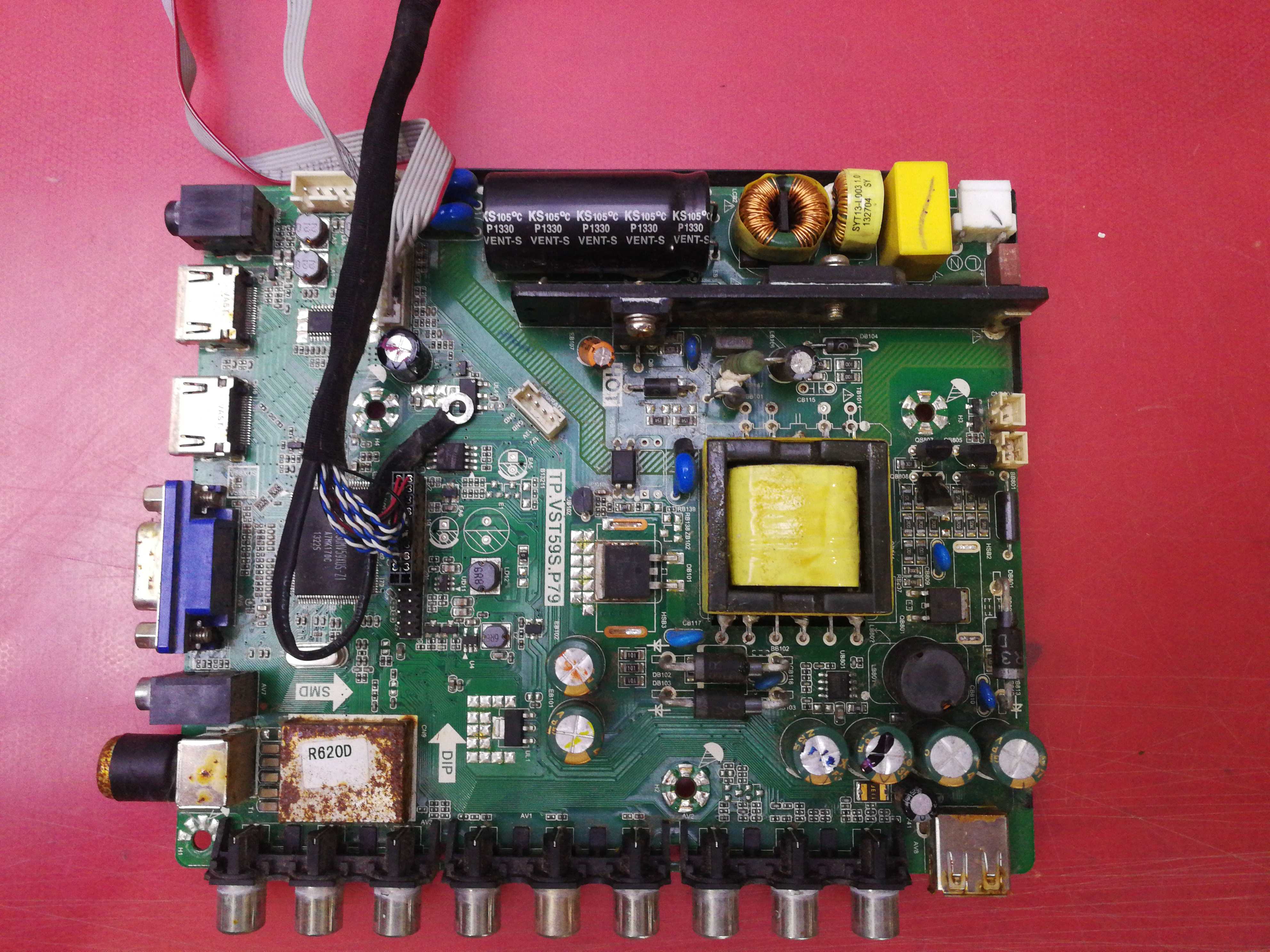 原装三洋32CE561LED主板TP.VST59S.P79配屏LC320EXJ-SEE1