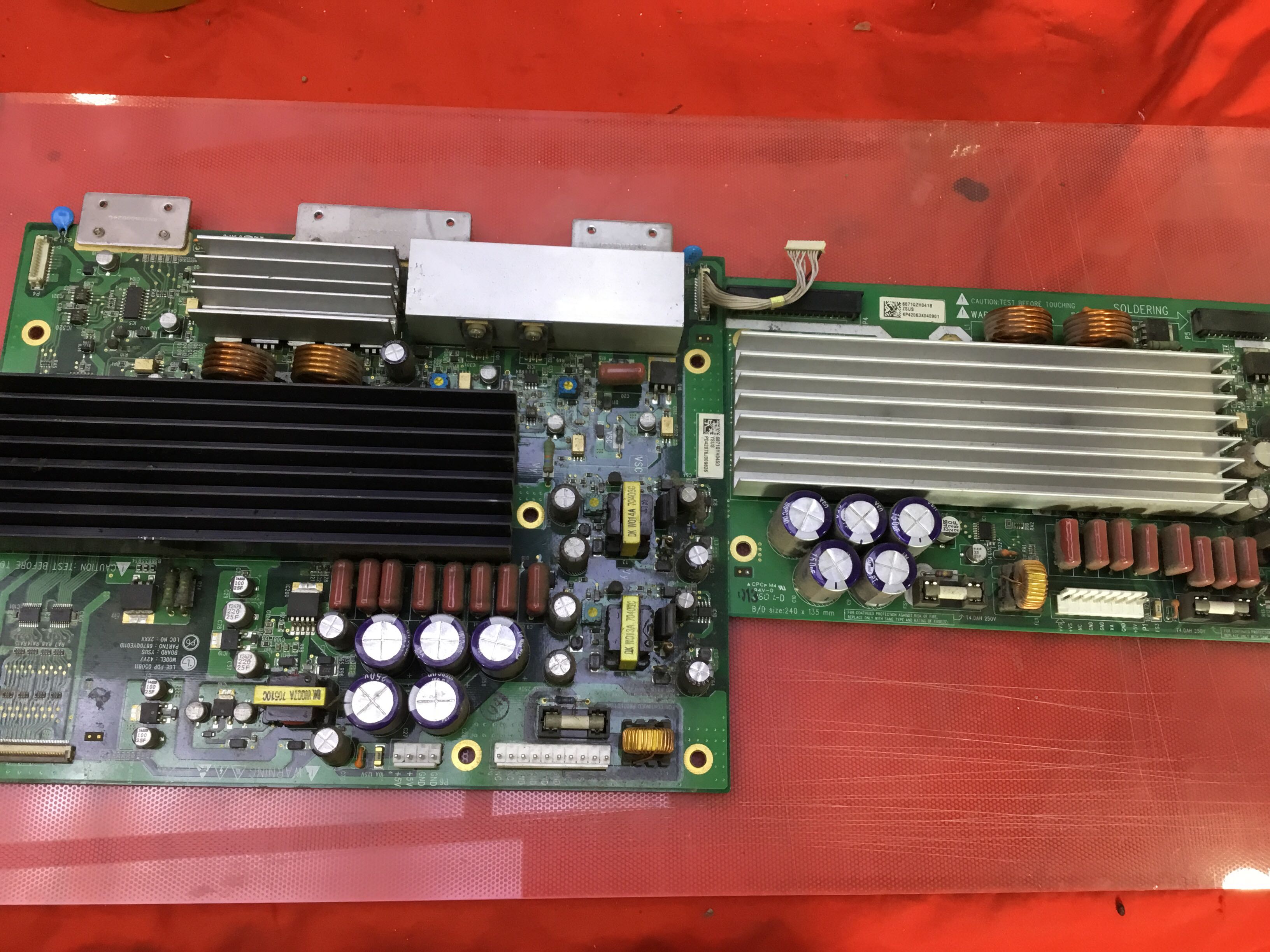 原装海信TPW4233 Y/Z板一套 6870QYE011D 6870QZE117D 屏 42V7