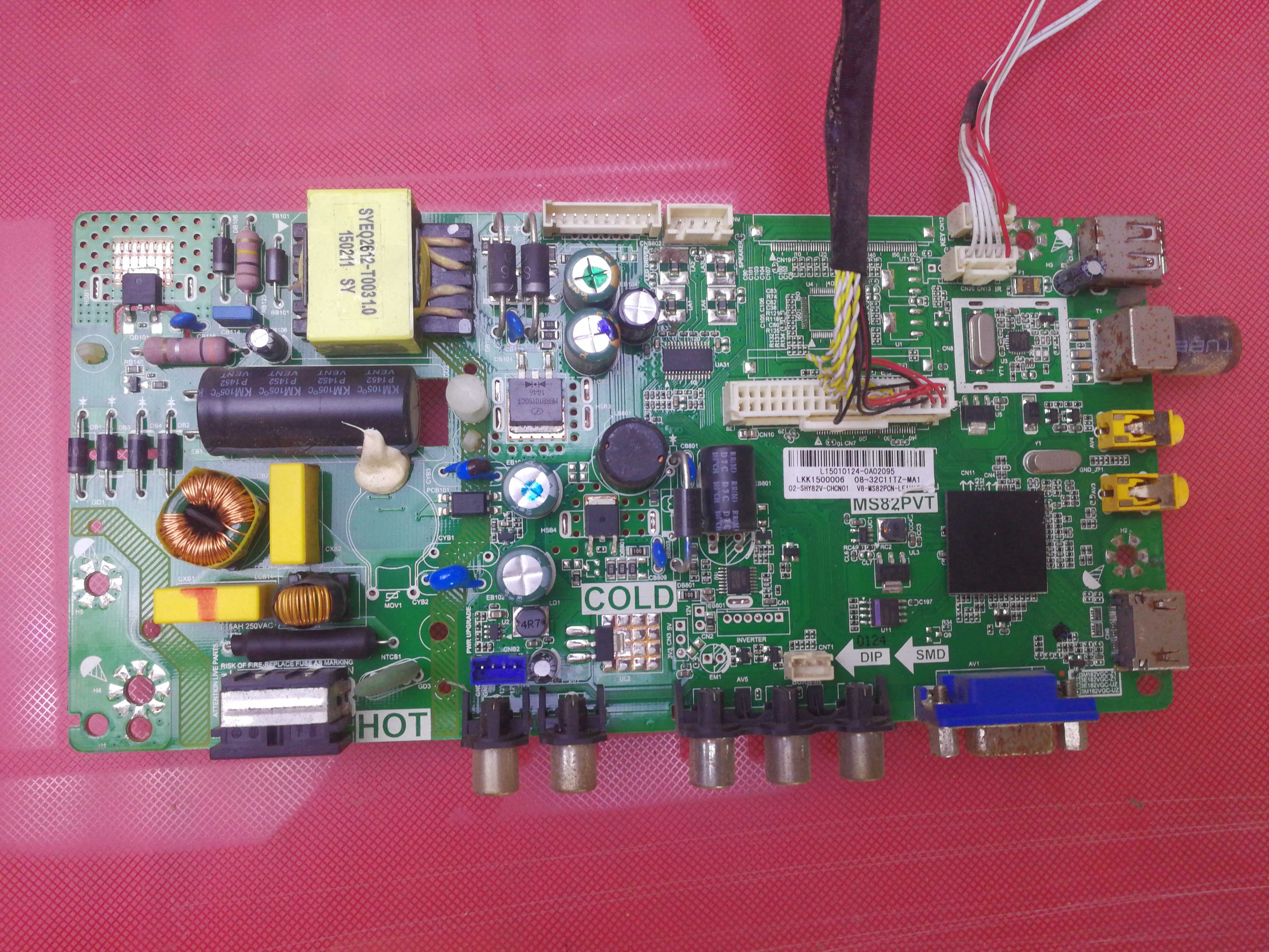 原装32寸 TCL LE32D99 电源一体主板TP.MS18VG.PB77 MS82PVT