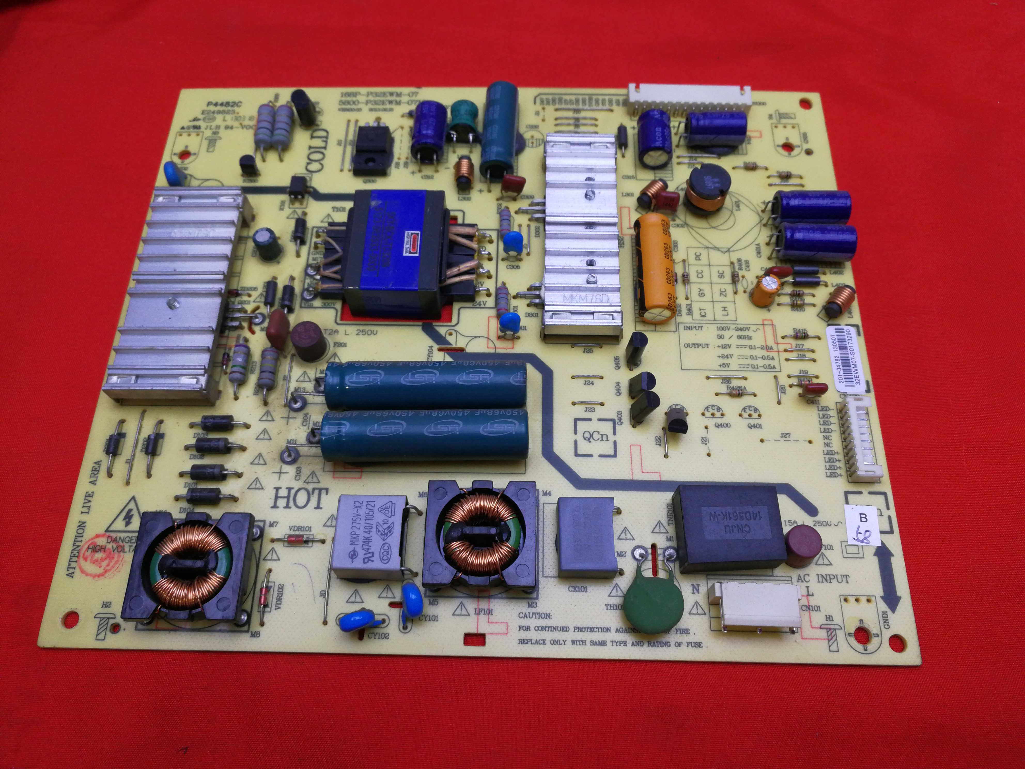 原装创维 32E500E电源板5800-P32EWM-0710 168P-P32EWM-07电路板