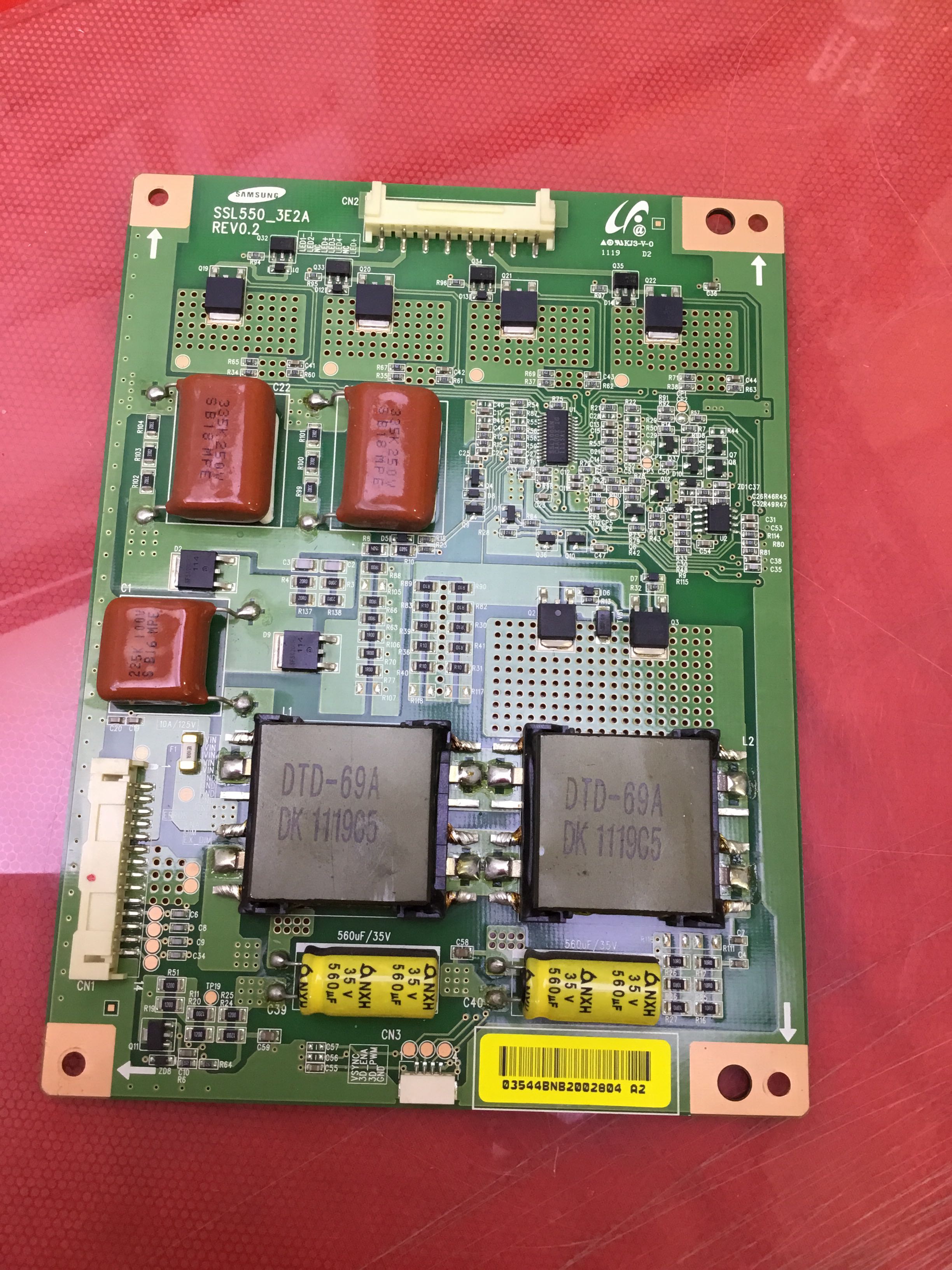 原装55寸TCLL55P7200-3D恒流板SSL550-3E2AREV0.1屏LTA550HQ14