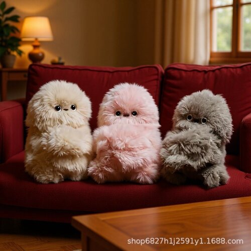 新品爆款会扭头害羞猫头鹰挂件唱歌的电动毛绒玩具公仔包包挂件