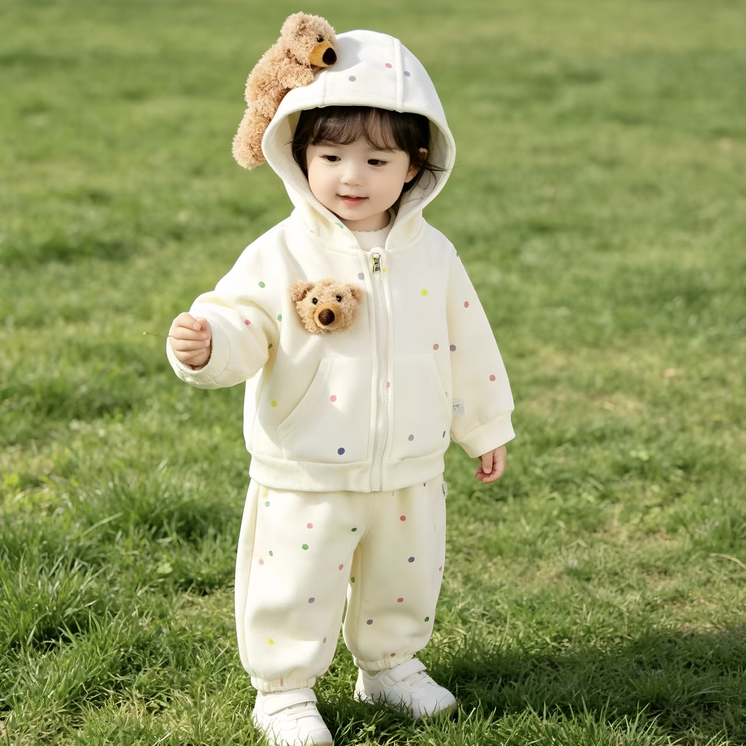 婴幼儿秋季A类韩版卫衣卫裤套装