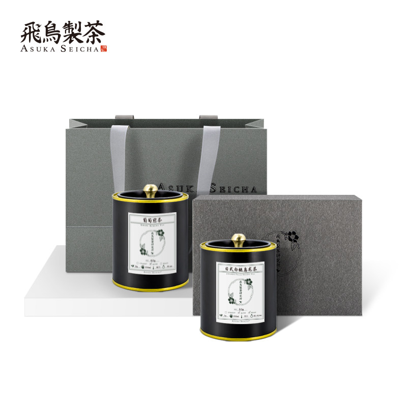 茶叶双礼盒送礼日式绿茶玉露葡萄煎茶金萱乌龙飞鸟制茶多种口味