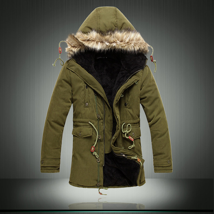 男棉服冬外套 Winter men thicken Cotton-padded clothes jacket