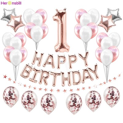 1stHappyBirthdlloonS