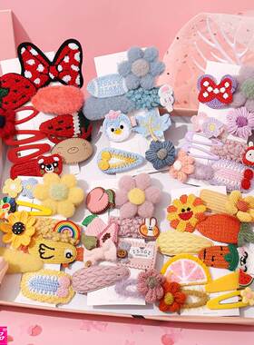 Children cartoon hairpins Princess headdress girls baby clip