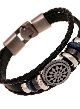 alloy pu men bracelet women chain jewelry 2017