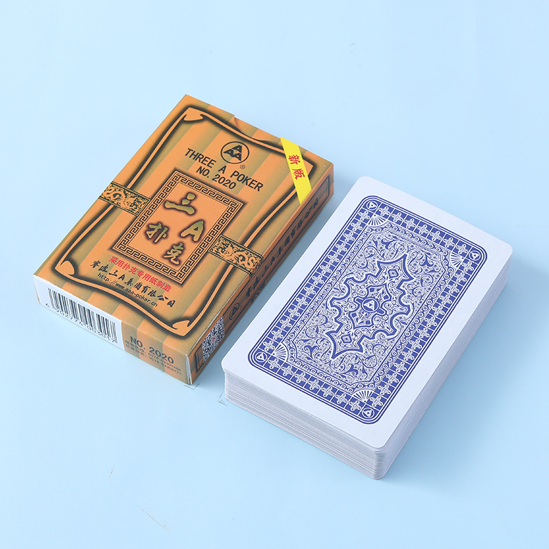 正品10副三A2020扑克牌扑克朴克创意纸牌棋牌室100副整箱便宜批3A