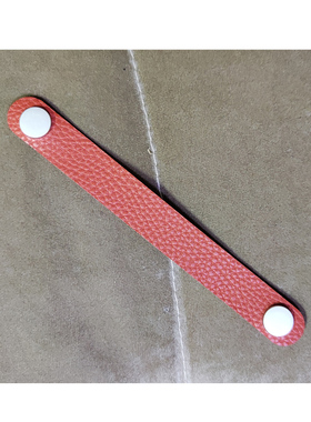 皮质拉手高档礼品盒公文包风琴包化妆盒包包皮配件提手带