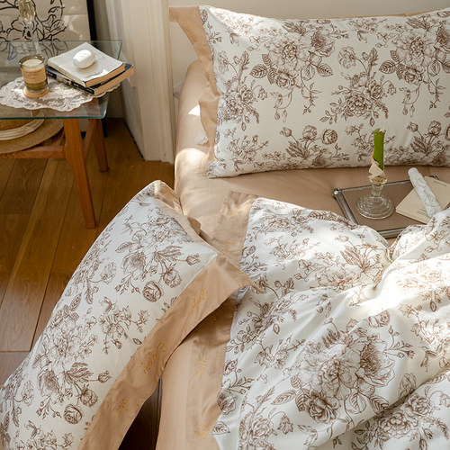 高档轻奢风长绒棉四件套