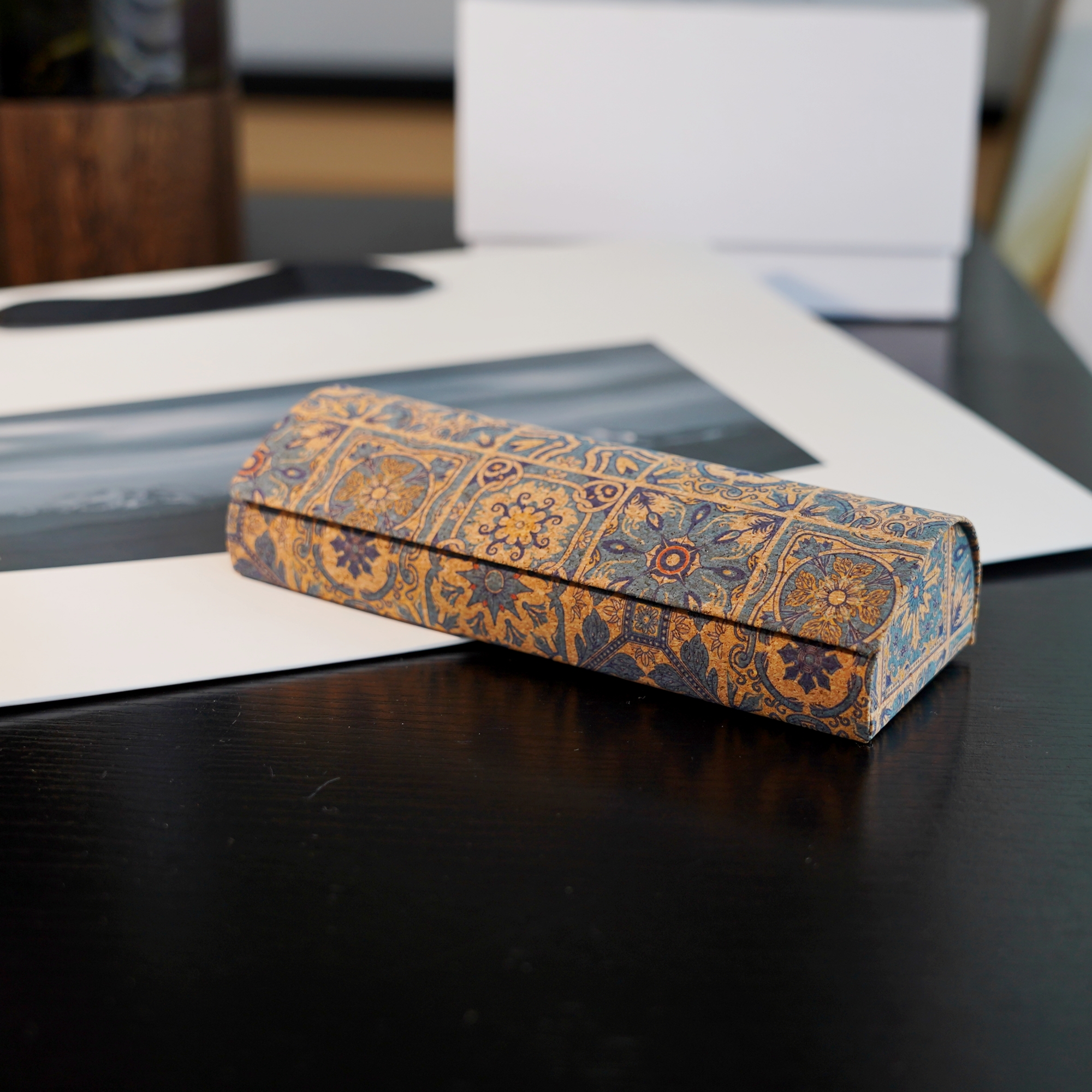 复古眼镜盒感文艺女小巧便携