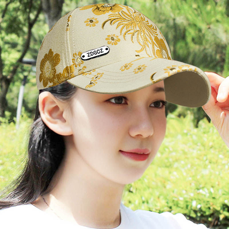 帽子女洋气百搭棒球帽春秋季显脸小鸭舌帽25新款可调节防晒遮阳帽图片