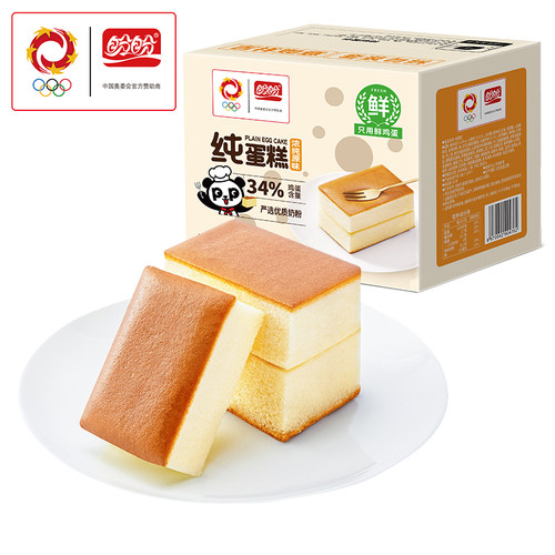 盼盼纯蛋糕720g早餐蒸蛋糕面包