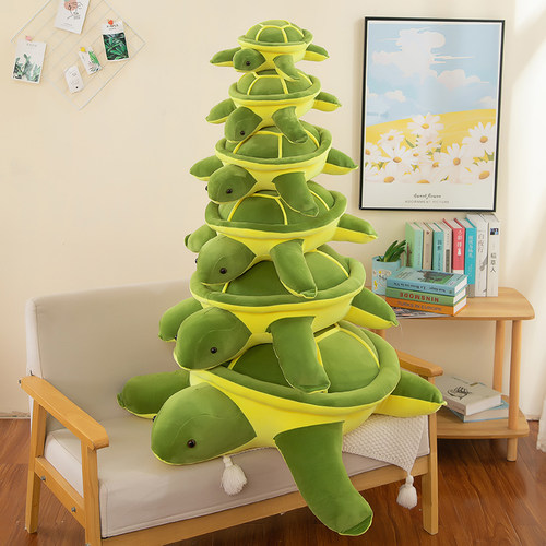 毛绒玩具仿真海龟小乌龟软体抱枕靠垫靠背大眼龟公仔儿童礼物娃娃