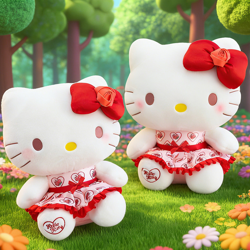 hellokitty玩偶凯蒂猫咪毛绒玩具哈喽公仔大号超萌布娃娃女孩礼物