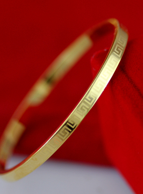 贵妃手镯黄铜镀金金满多黄铜女性