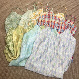 汉墨记汉服花瓣吊带日常收省天丝透气宋制内搭打底通勤背心春夏女