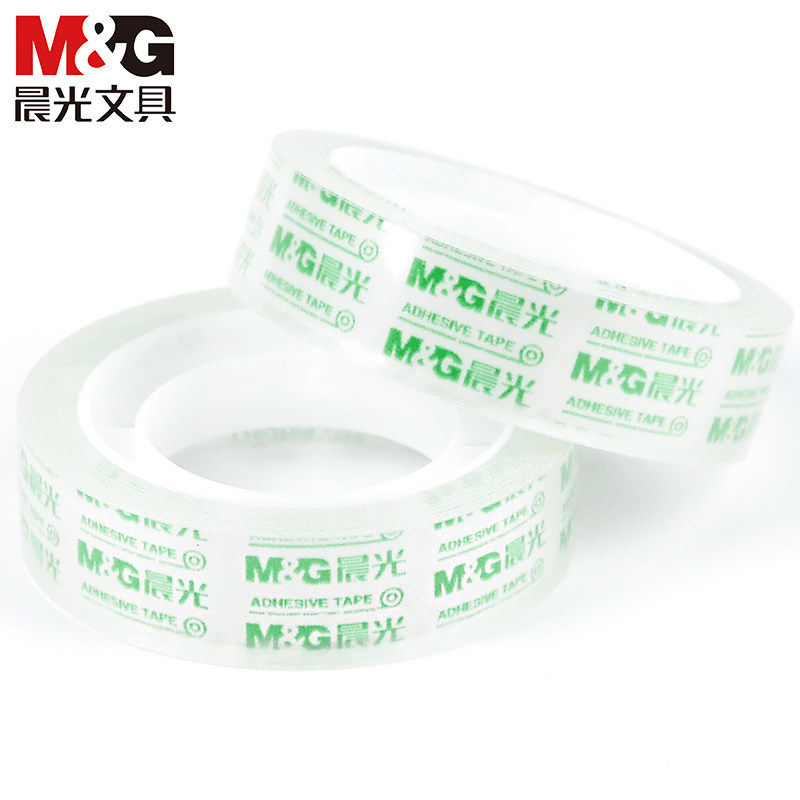 晨光文具透明胶带AJD97319小胶条胶纸1.2CM厘米12MM宽12卷/条