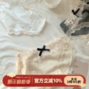 森日和叶甜美风蝴蝶结蕾丝边内裤女生2025新款可爱纯棉女士三角裤