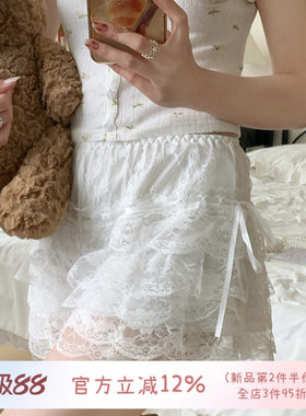 蕾丝安全裤女生防走光lolita裙撑