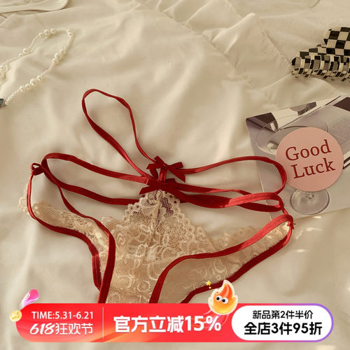 纯欲蕾丝细带性感内裤