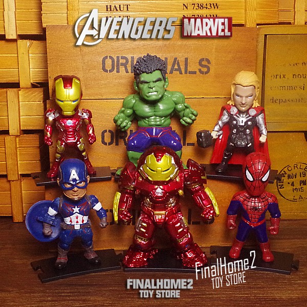 钢铁侠绿巨人摆件模型手办公仔