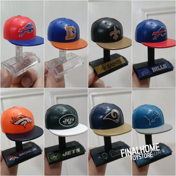 正版散货NFL美国职业橄榄球大联盟鸭舌帽模型摆件美式足球周边